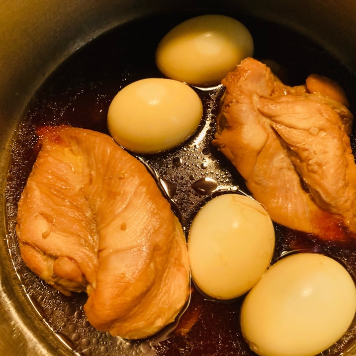 圧力鍋で♩¨̮鶏チャーシュー